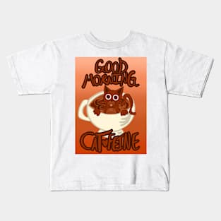 Good Morning Cat•Feine V49 Kids T-Shirt